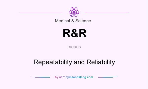 What does R&R mean? It stands for Repeatability and Reliability