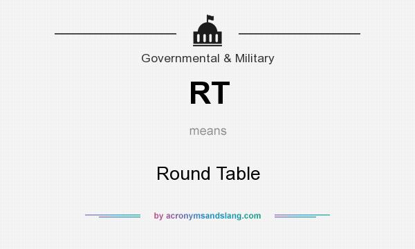 What does RT mean? It stands for Round Table