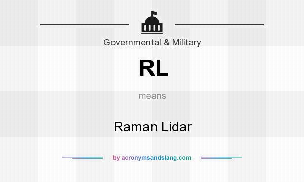 What does RL mean? It stands for Raman Lidar