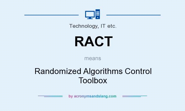 What does RACT mean? It stands for Randomized Algorithms Control Toolbox