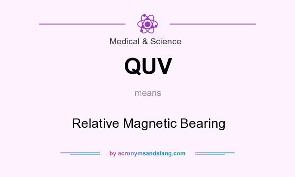 What does QUV mean? It stands for Relative Magnetic Bearing