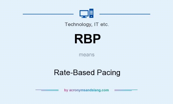 What does RBP mean? It stands for Rate-Based Pacing