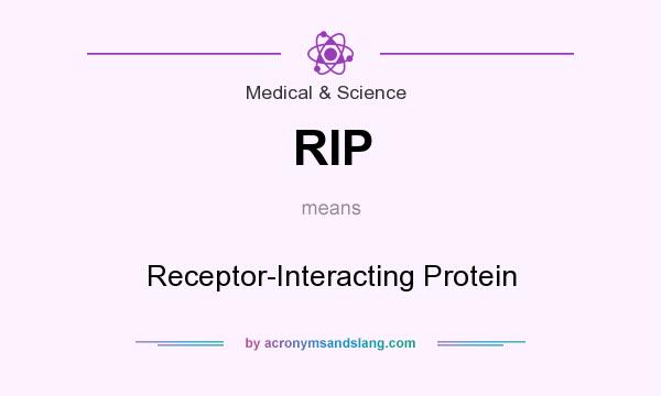What does RIP mean? It stands for Receptor-Interacting Protein