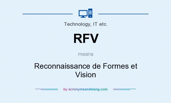 What does RFV mean? It stands for Reconnaissance de Formes et Vision