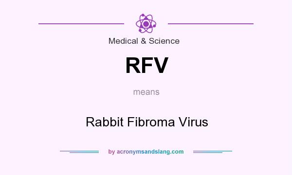 What does RFV mean? It stands for Rabbit Fibroma Virus