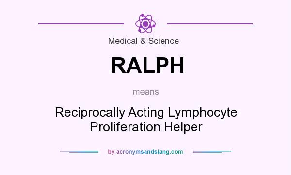 What does RALPH mean? It stands for Reciprocally Acting Lymphocyte Proliferation Helper