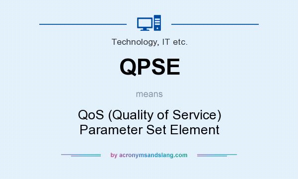 What does QPSE mean? It stands for QoS (Quality of Service) Parameter Set Element