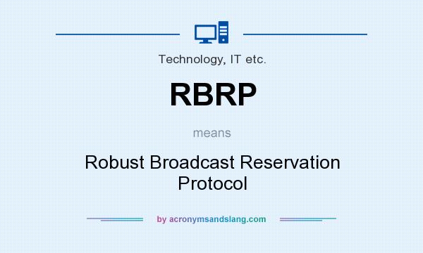 What does RBRP mean? It stands for Robust Broadcast Reservation Protocol