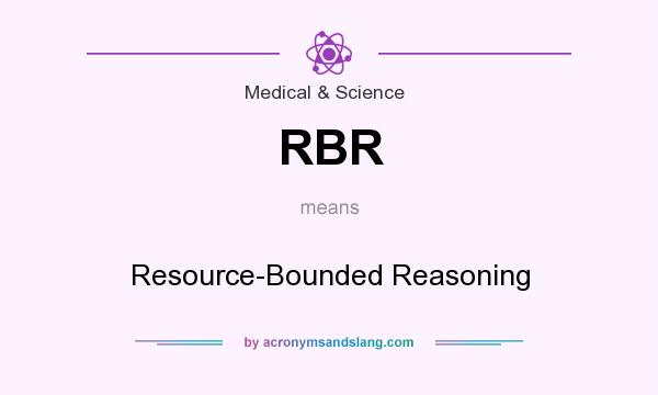 What does RBR mean? It stands for Resource-Bounded Reasoning