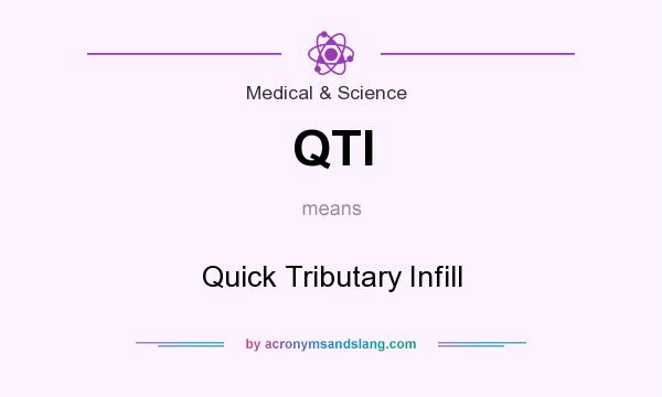 What does QTI mean? It stands for Quick Tributary Infill