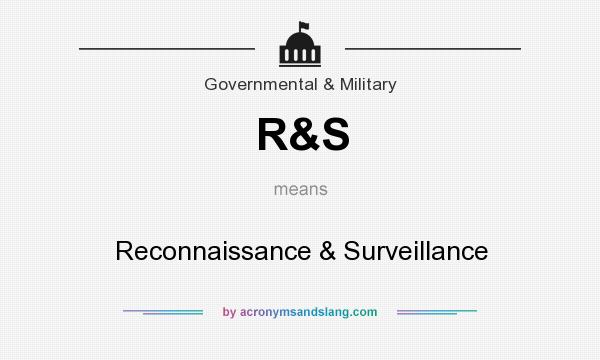 What does R&S mean? It stands for Reconnaissance & Surveillance