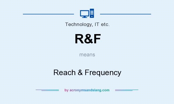 What does R&F mean? It stands for Reach & Frequency