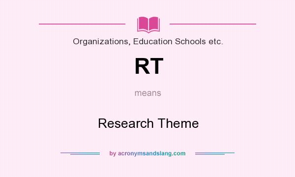 What does RT mean? It stands for Research Theme