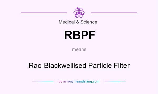 What does RBPF mean? It stands for Rao-Blackwellised Particle Filter