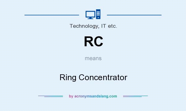 What does RC mean? It stands for Ring Concentrator