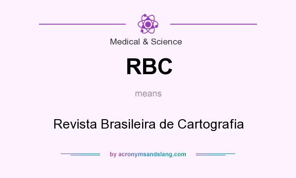 What does RBC mean? It stands for Revista Brasileira de Cartografia