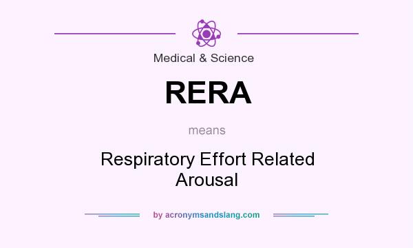 What does RERA mean? It stands for Respiratory Effort Related Arousal