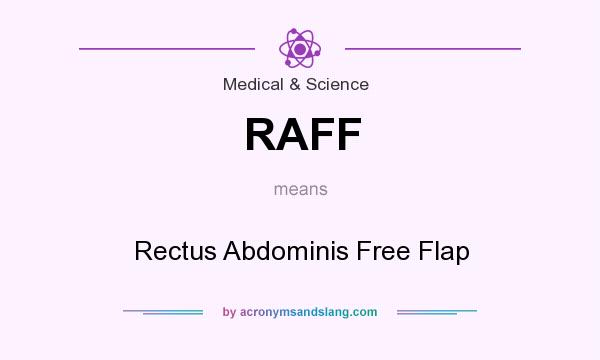 What does RAFF mean? It stands for Rectus Abdominis Free Flap