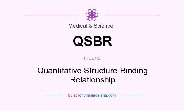 What does QSBR mean? It stands for Quantitative Structure-Binding Relationship
