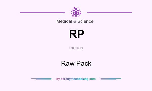 What does RP mean? It stands for Raw Pack