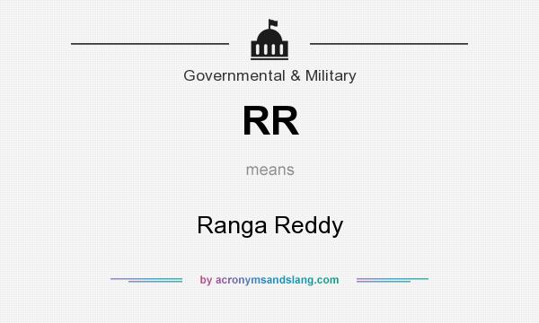 What does RR mean? It stands for Ranga Reddy