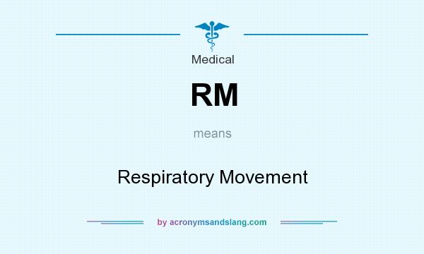 What does RM mean? It stands for Respiratory Movement