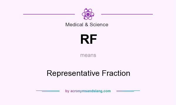 What does RF mean? It stands for Representative Fraction