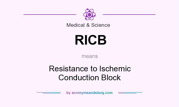 What does RICB mean? It stands for Resistance to Ischemic Conduction Block
