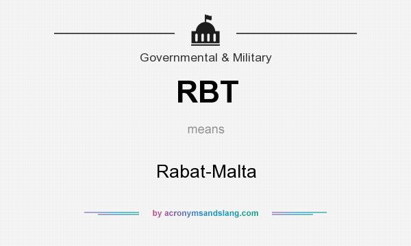 What does RBT mean? It stands for Rabat-Malta