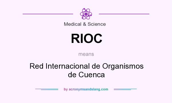What does RIOC mean? It stands for Red Internacional de Organismos de Cuenca
