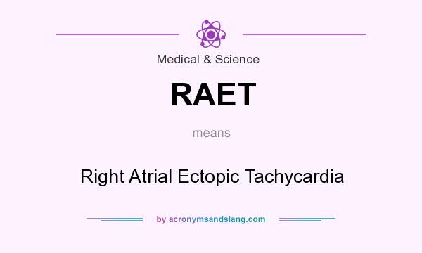 What does RAET mean? It stands for Right Atrial Ectopic Tachycardia