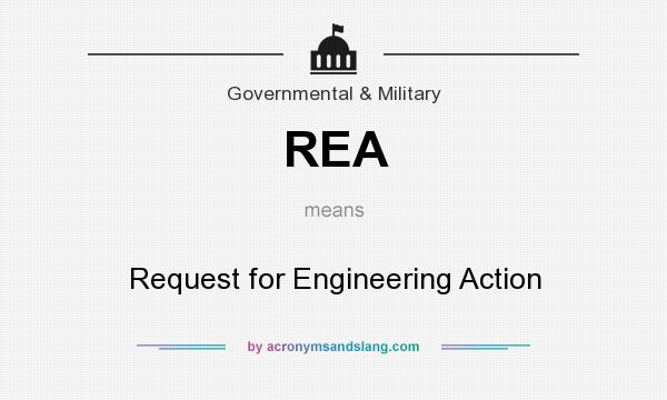 What does REA mean? It stands for Request for Engineering Action