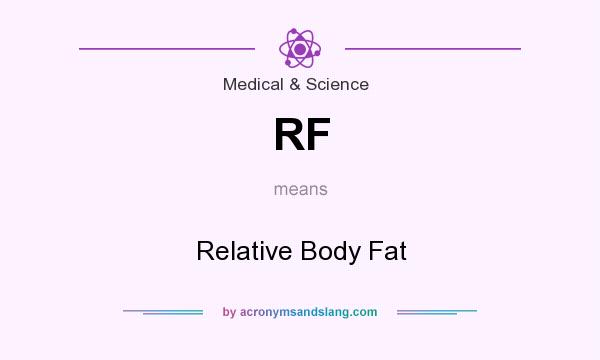 What does RF mean? It stands for Relative Body Fat