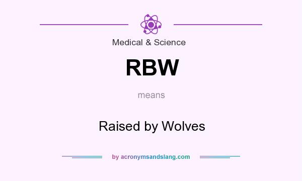 What does RBW mean? It stands for Raised by Wolves