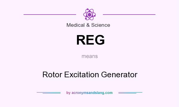 What does REG mean? It stands for Rotor Excitation Generator