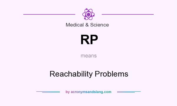 What does RP mean? It stands for Reachability Problems