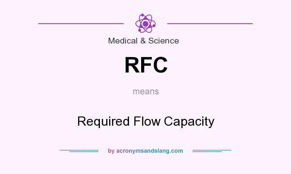 What does RFC mean? It stands for Required Flow Capacity