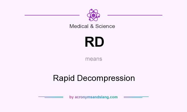 What does RD mean? It stands for Rapid Decompression