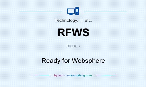 What does RFWS mean? It stands for Ready for Websphere