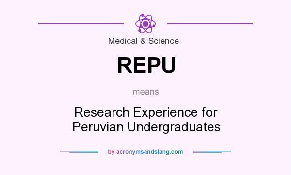 What does REPU mean? It stands for Research Experience for Peruvian Undergraduates
