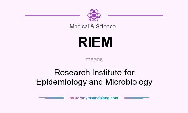 What does RIEM mean? It stands for Research Institute for Epidemiology and Microbiology