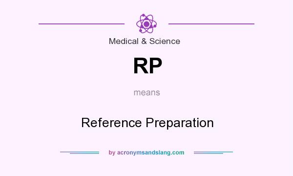 What does RP mean? It stands for Reference Preparation