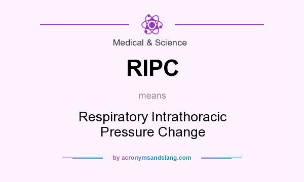 What does RIPC mean? It stands for Respiratory Intrathoracic Pressure Change