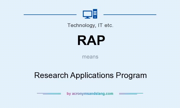 What does RAP mean? It stands for Research Applications Program
