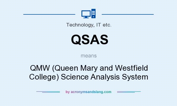 What does QSAS mean? It stands for QMW (Queen Mary and Westfield College) Science Analysis System