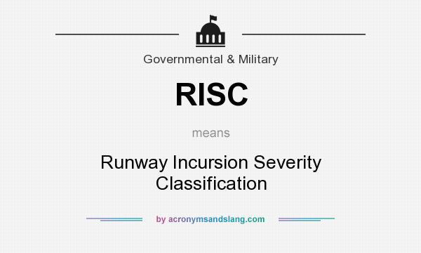 What does RISC mean? It stands for Runway Incursion Severity Classification