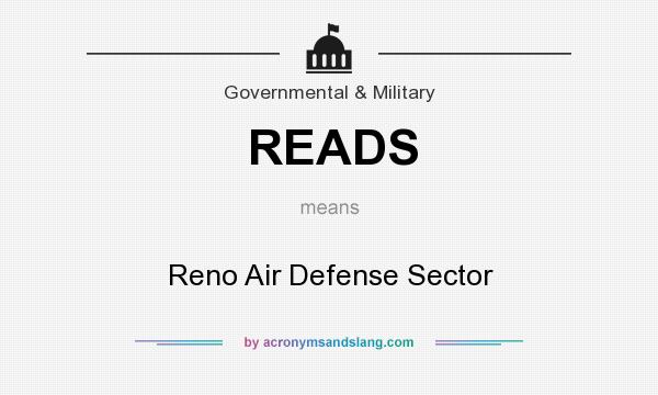 What does READS mean? It stands for Reno Air Defense Sector