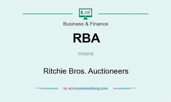 What does RBA mean? It stands for Ritchie Bros. Auctioneers