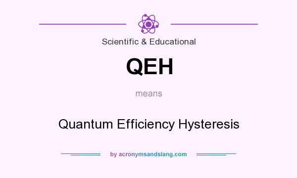 What does QEH mean? It stands for Quantum Efficiency Hysteresis