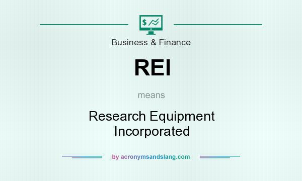 What does REI mean? It stands for Research Equipment Incorporated